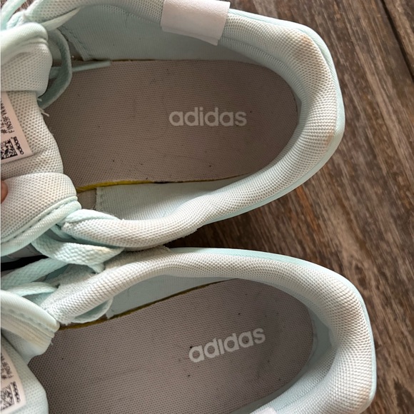 Adidas Baby Blue and White Sneakers - Picture 3 of 6